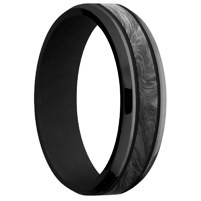 Lashbrook Rings Zirconium Polish Polish Finish Black