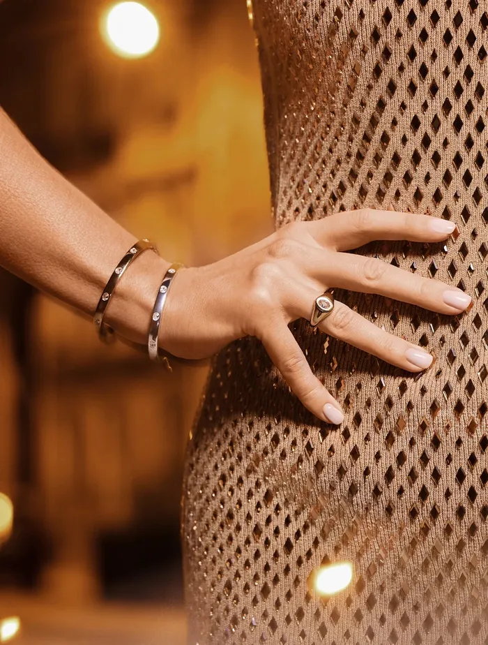 Rings Maison Dore GLAZED SIGNET RING