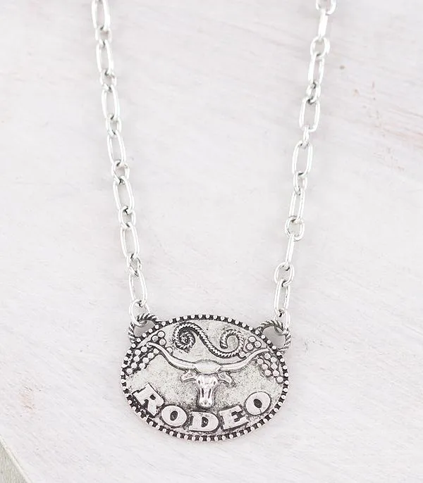 Western Rodeo Pendant Necklace YKT Necklaces