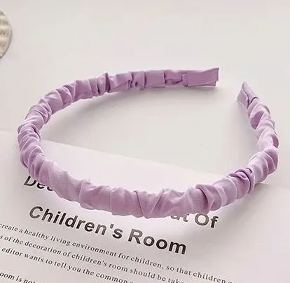 02 Rings H756 Lilac Sateen Hair Band