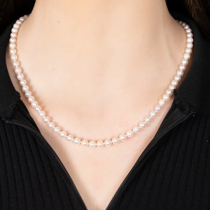Necklaces PreOwned Mikimoto Pearl Necklace Mikimoto