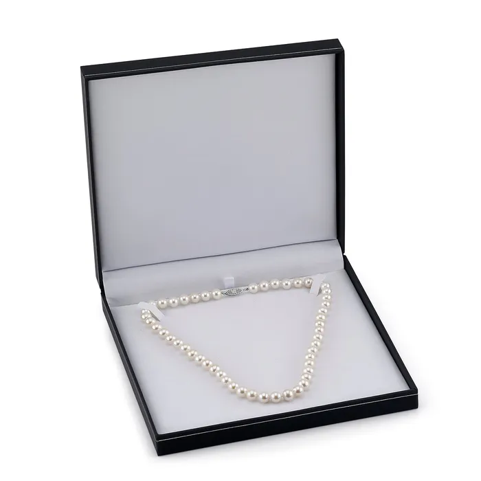 Necklaces spt 8085mm White Freshwater Pearl Necklace AAAA Quality
