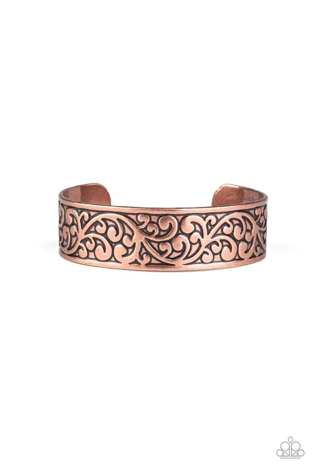 Bracelets Paparazzi Bracelet Read The VINE Print Copper Paparazzi Jewelry Bracelets Paparazzi Bracelet Read The VINE Print Copper Paparazzi Jewelry