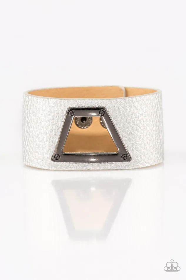 Bracelets Paparazzi Jewelry Paparazzi Bracelet Power Play Silver