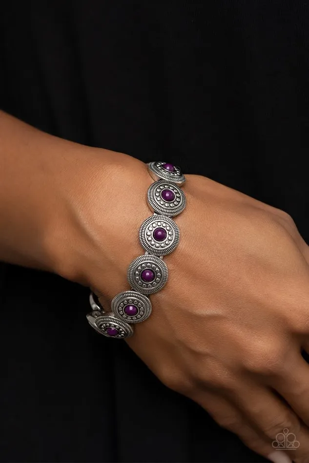 Bracelets Paparazzi Jewelry Paparazzi Bracelet Welcome to the Color Wheel Purple Bracelets Paparazzi Jewelry Paparazzi Bracelet Welcome to the Color Wheel Purple
