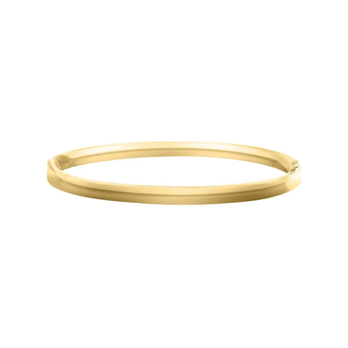 Child 14K Yellow Gold Plain Bangle Croghans PreStyled Sets