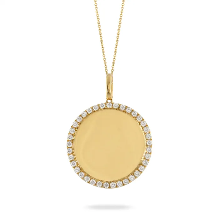 Doves PreStyled Sets Doves 18K Yellow Gold Diamond Pendant