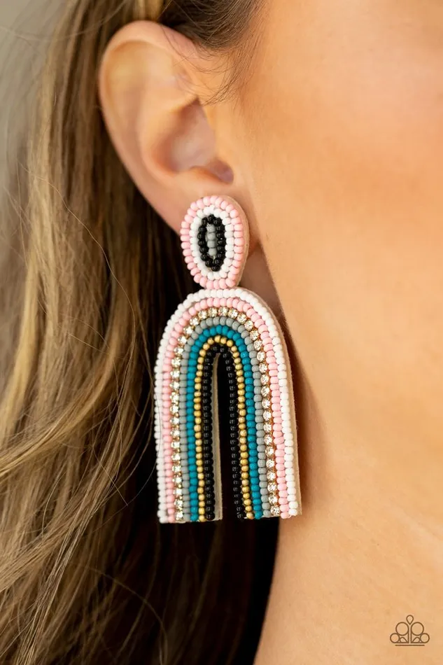 Earrings Paparazzi Earring Rainbow Remedy Multi Paparazzi Jewelry