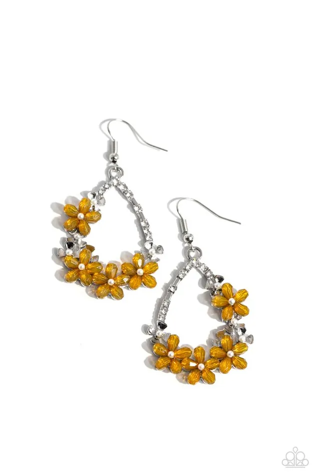 Earrings Paparazzi Jewelry Paparazzi Earring Boisterous Blooms Yellow Earrings Paparazzi Jewelry Paparazzi Earring Boisterous Blooms Yellow