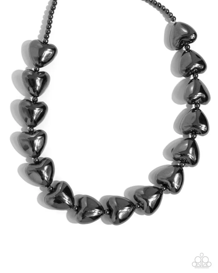 Necklaces Paparazzi Jewelry Paparazzi Necklace Hello Heartstrings Black Necklaces Paparazzi Jewelry Paparazzi Necklace Hello Heartstrings Black