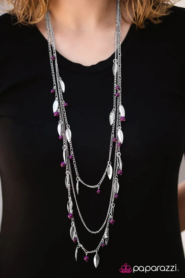 Necklaces Paparazzi Jewelry Paparazzi Necklace Keep It Sassy Purple