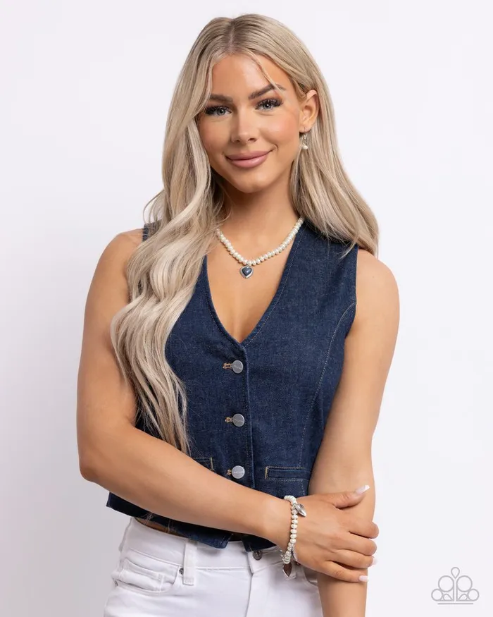 Necklaces Paparazzi Jewelry Paparazzi Necklace Modest Malibu Silver Necklaces Paparazzi Jewelry Paparazzi Necklace Modest Malibu Silver