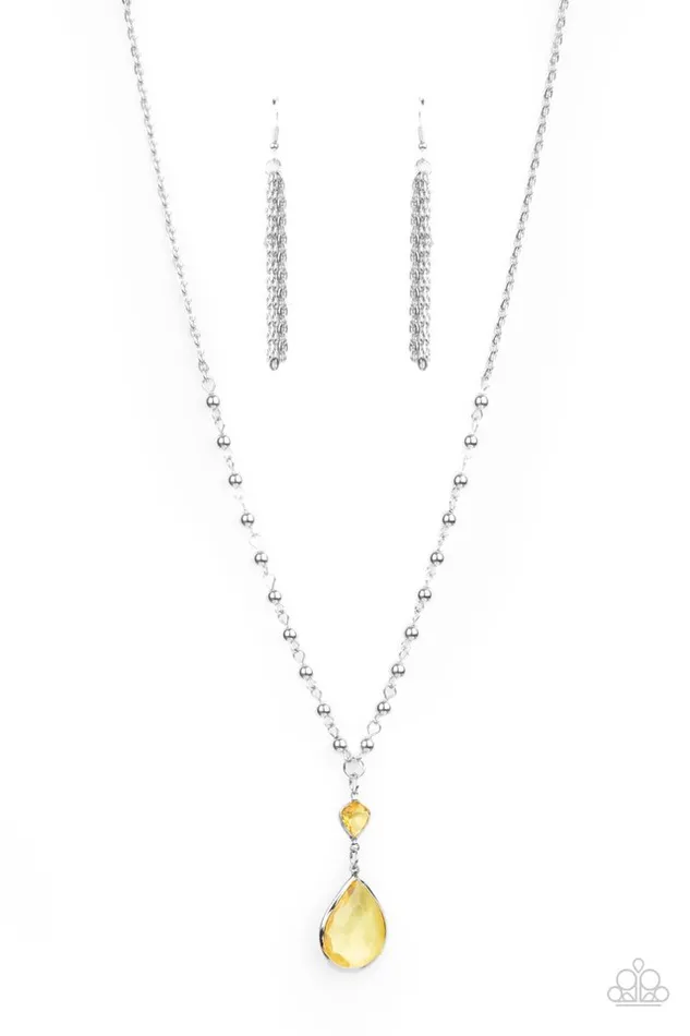Necklaces Paparazzi Jewelry Paparazzi Necklace Titanic Splendor Yellow Necklaces Paparazzi Jewelry Paparazzi Necklace Titanic Splendor Yellow