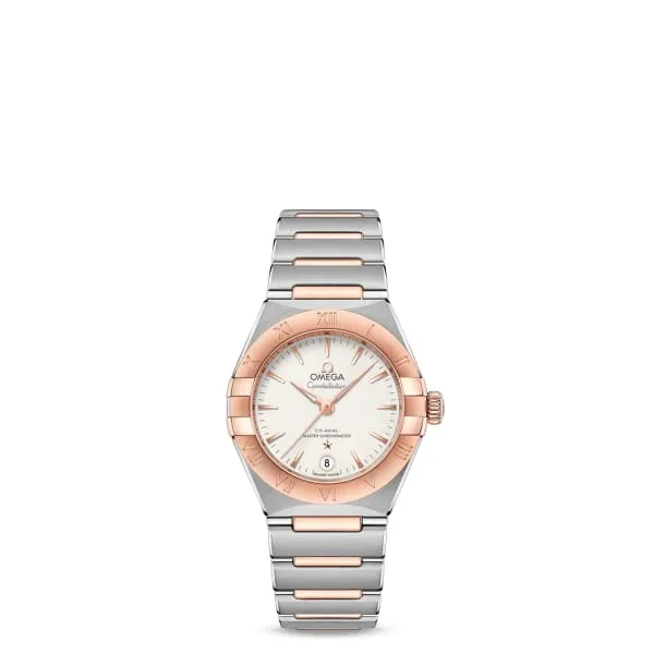 Omega Bracelets Omega Constellation 29mm Watch Ref 13120292002001 Silver Index Dial 18K Rose Gold Bezel Two Tone Stainless Steel 18K Rose Gold Bracelet Omega Bracelets Omega Constellation 29mm Watch Ref 13120292002001 Silver Index Dial 18K Rose Gold Bezel Two Tone Stainless Steel 18K Rose Gold Bracelet