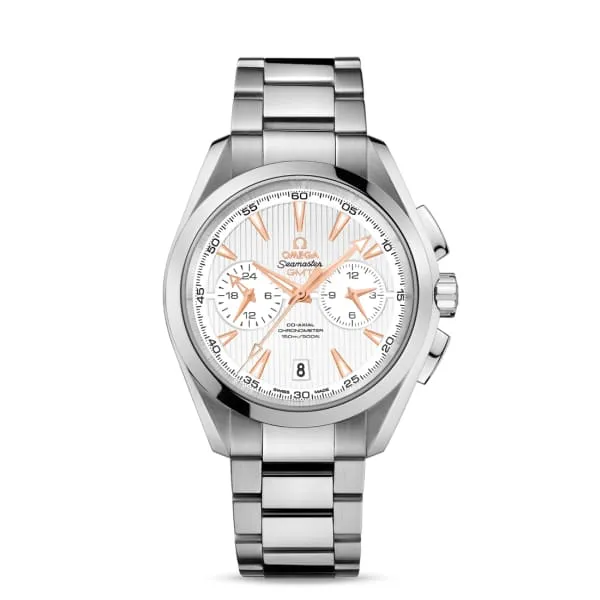 Omega Seamaster 43mm Watch Ref 23110435202001 Silver Chronograph Index Dial Stainless Steel Bracelet Omega Bracelets Omega Seamaster 43mm Watch Ref 23110435202001 Silver Chronograph Index Dial Stainless Steel Bracelet Omega Bracelets