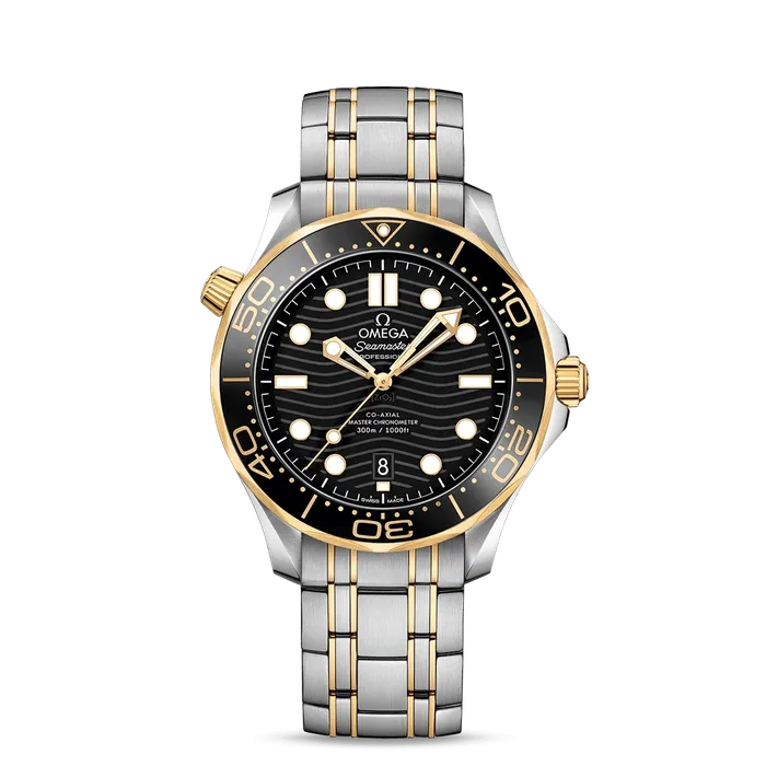 Omega Seamaster CoAxial Chronometer Steel and Gold 42mm Omega Earrings