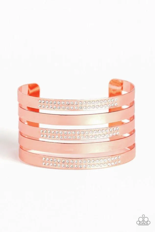 Paparazzi Bracelet Big Time Shine Copper Paparazzi Jewelry Bracelets