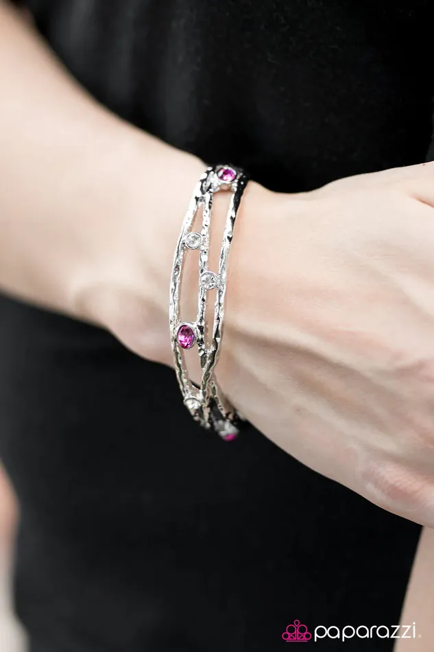 Paparazzi Bracelet Glitter Fever Pink Paparazzi Jewelry Bracelets