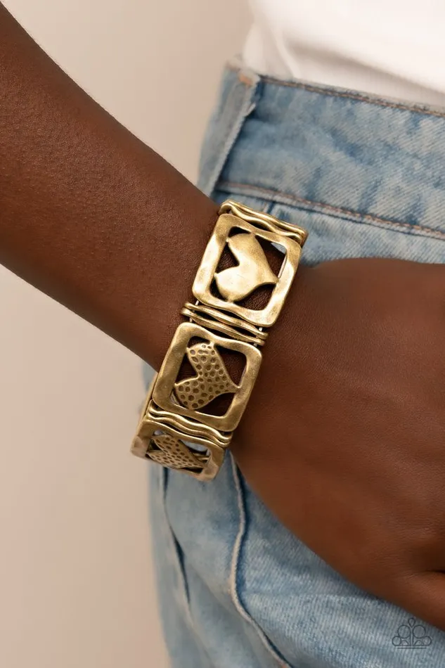 Paparazzi Bracelet Legendary Lovers Brass Paparazzi Jewelry Bracelets