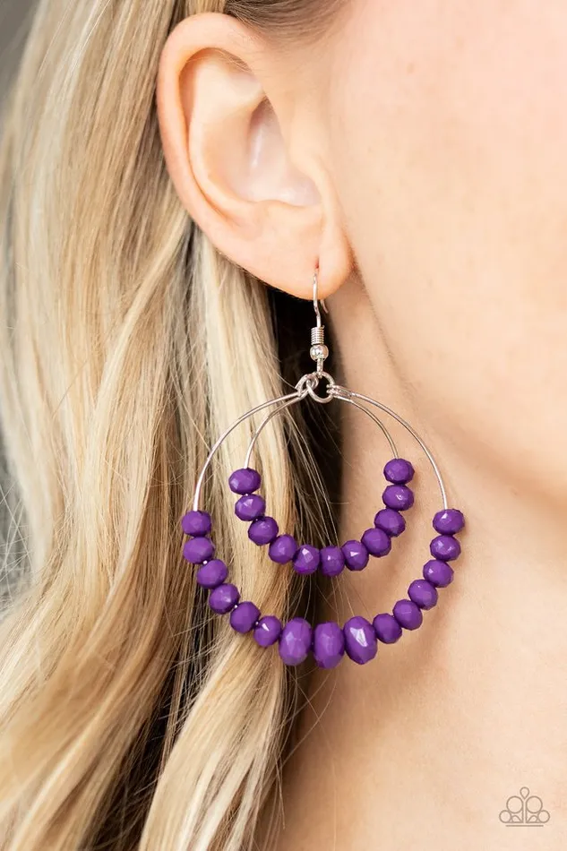 Paparazzi Earring Paradise Party Purple Paparazzi Jewelry Earrings