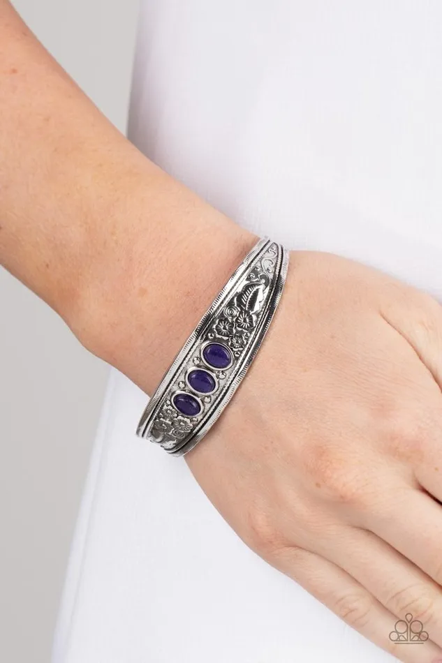 Paparazzi Jewelry Bracelets Paparazzi Bracelet Flower Patch Picnic Purple