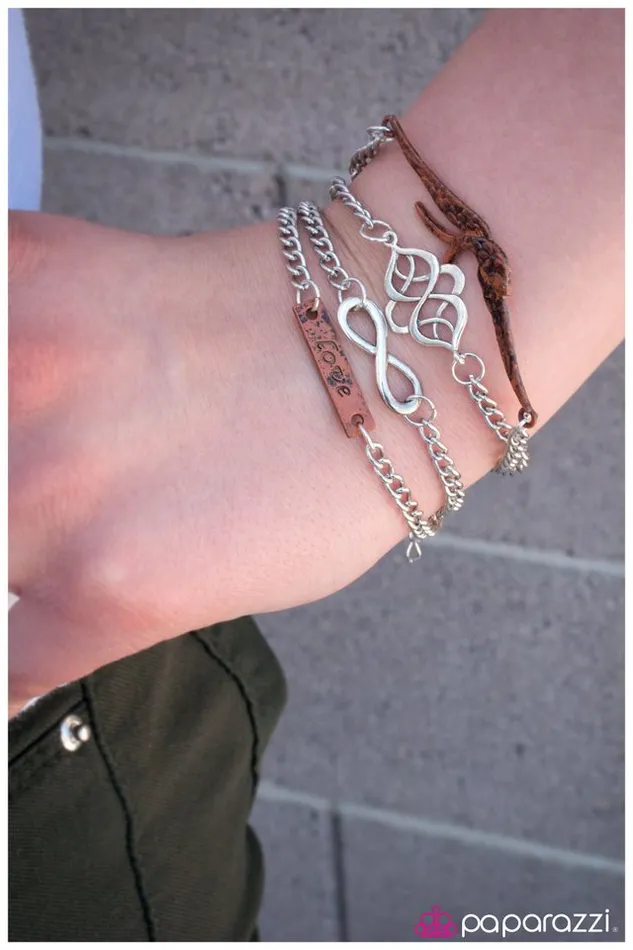 Paparazzi Jewelry Bracelets Paparazzi Bracelet Then Love Swooped In Orange