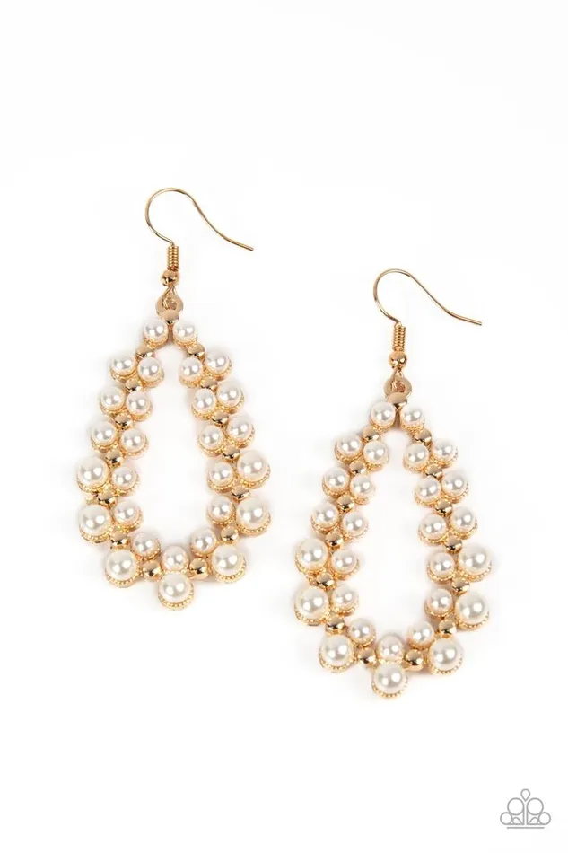 Paparazzi Jewelry Earrings Paparazzi Earring Absolutely Ageless Gold