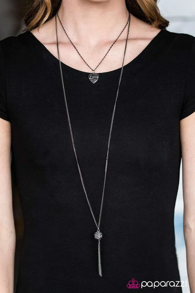 Paparazzi Jewelry Necklaces Paparazzi Necklace Celebrate Love Silver