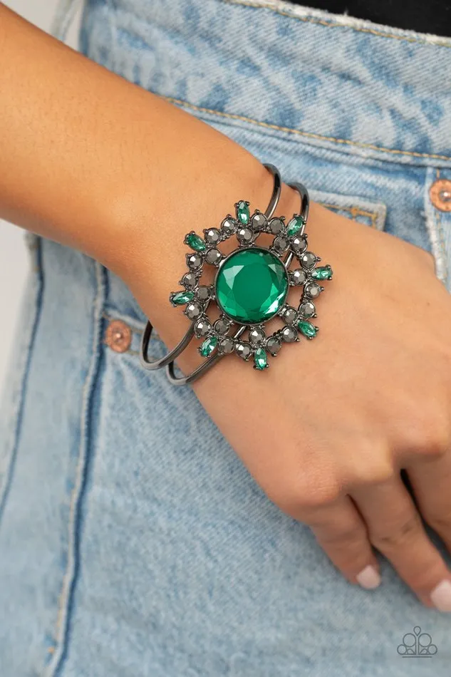 Paparazzi Jewelry Paparazzi Bracelet Elaborate Elegance Green Bracelets