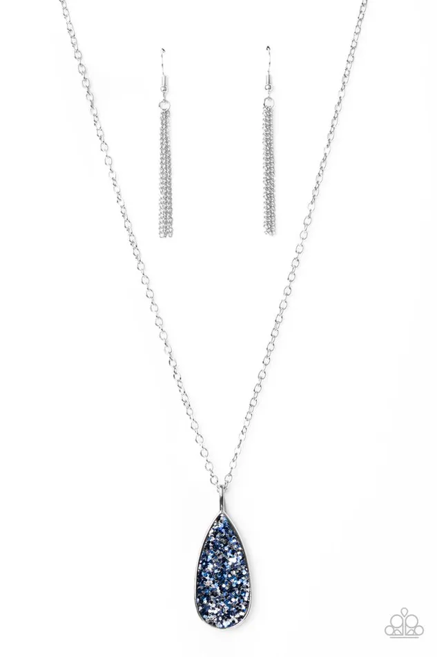 Paparazzi Jewelry Paparazzi Necklace Daily Dose of Sparkle Blue Necklaces Paparazzi Jewelry Paparazzi Necklace Daily Dose of Sparkle Blue Necklaces