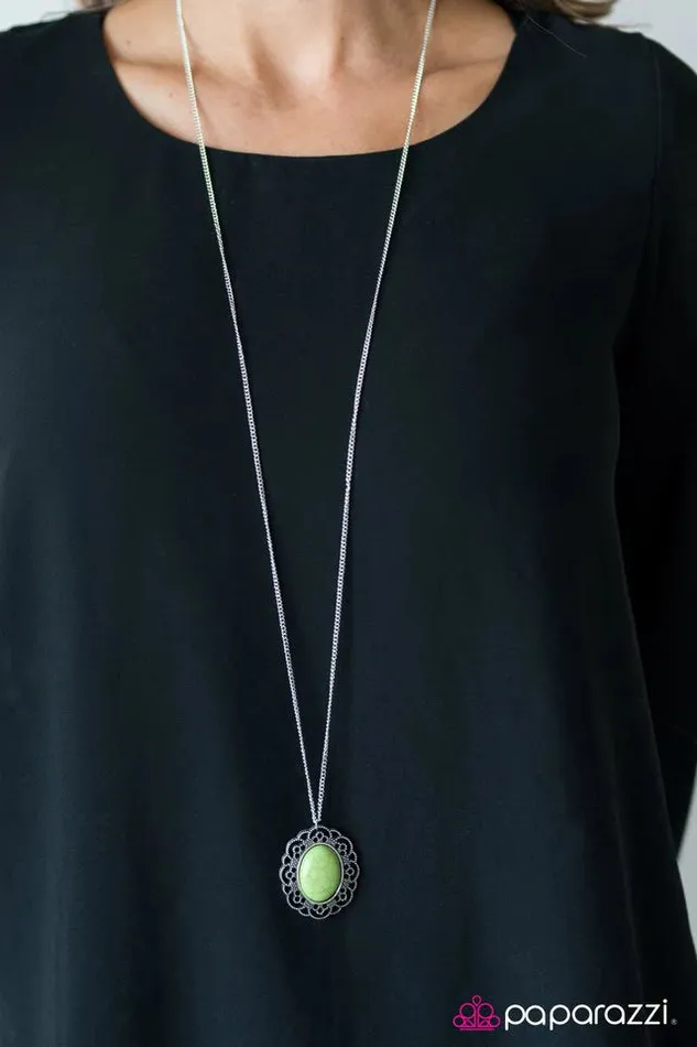 Paparazzi Jewelry Paparazzi Necklace Summer Ranch Green Necklaces