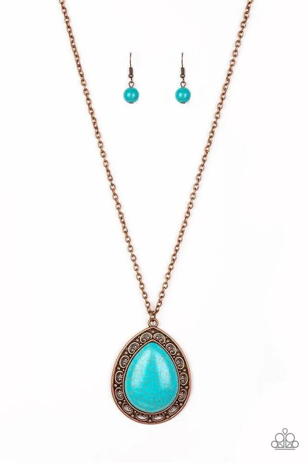 Paparazzi Necklace Full Frontier Copper Paparazzi Jewelry Necklaces