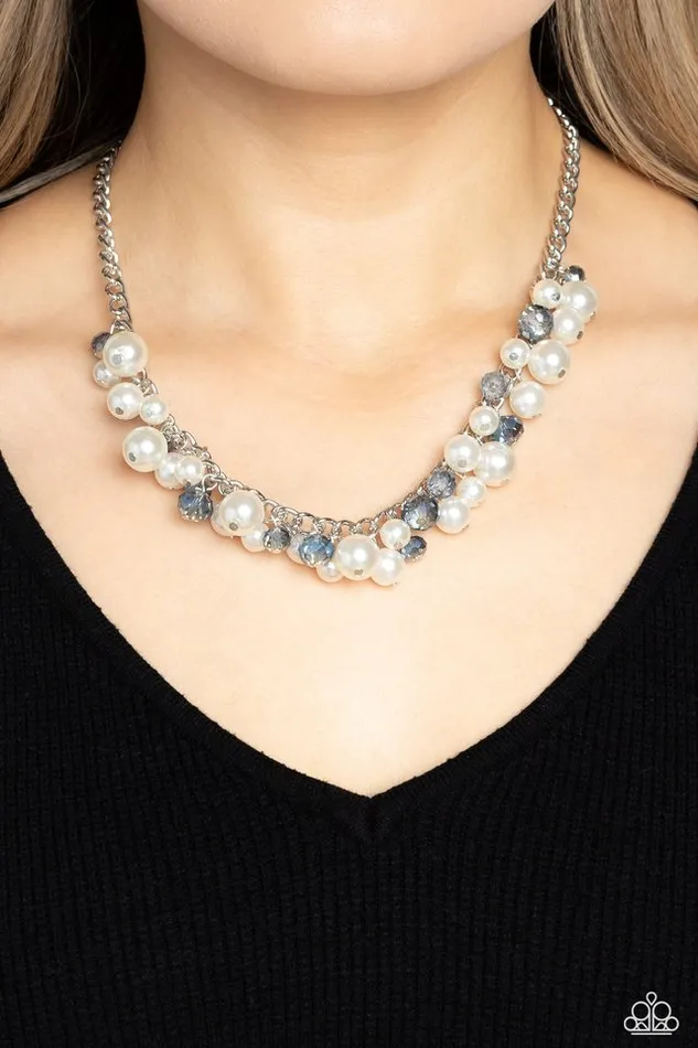 Paparazzi Necklace Glinting Goddess Blue Paparazzi Jewelry Necklaces