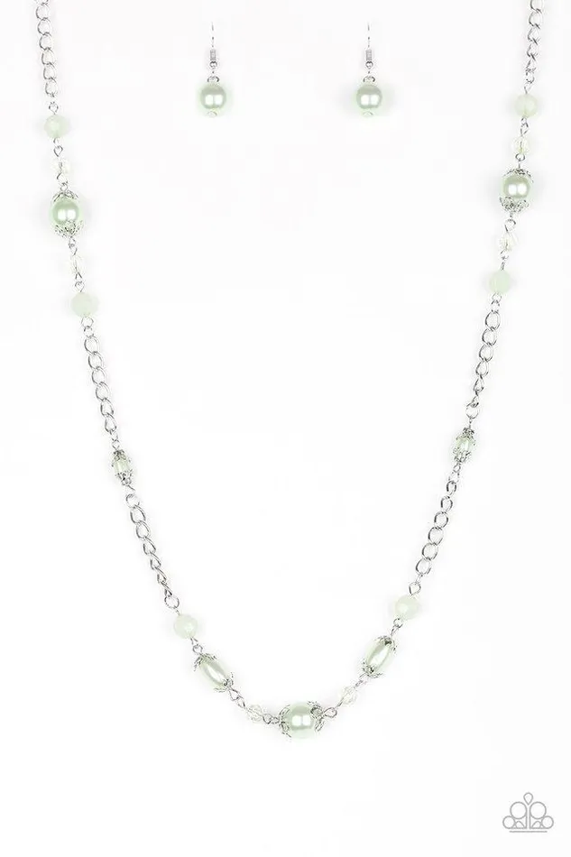 Paparazzi Necklace Magnificently Milan Green Paparazzi Jewelry Necklaces