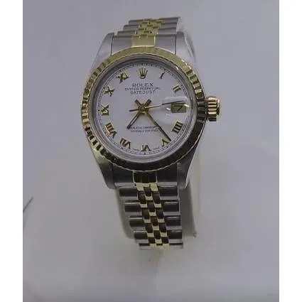 Bracelets GB Rolex Datejust 36 Mm Mens Watch White Dial Two Tone Bracelet QUICK SET Bracelets GB Rolex Datejust 36 Mm Mens Watch White Dial Two Tone Bracelet QUICK SET