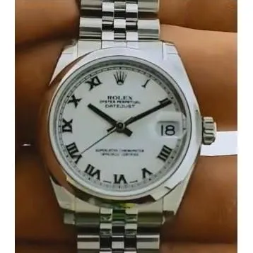 GB Bracelets Datejustmid Sizerolex Watch Jubilee Bracelet White Stick Dial Ss GB Bracelets Datejustmid Sizerolex Watch Jubilee Bracelet White Stick Dial Ss