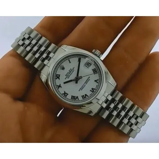 GB Bracelets Datejustmid Sizerolex Watch Jubilee Bracelet White Stick Dial Ss