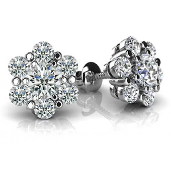 GB Brilliant Cut Natural Earth Mined Diamond Stud Earring White Gold 14K Fine Gold 180 Ct Earrings GB Brilliant Cut Natural Earth Mined Diamond Stud Earring White Gold 14K Fine Gold 180 Ct Earrings