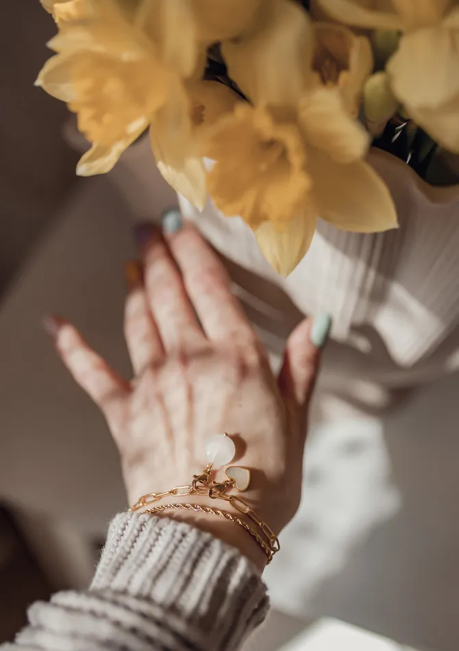 Hey Happiness Bracelets Chunky Chain Bracelet Gold Hey Happiness Bracelets Chunky Chain Bracelet Gold