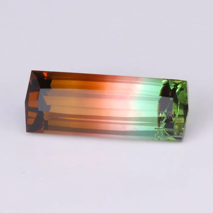 Earrings vendorunknown Emerald Cut Variation BiColor Tourmaline 520 Carats