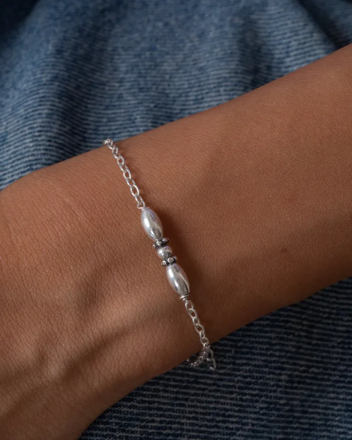 Silver Oval Bracelet 02 KOAY Silver Store Bracelets