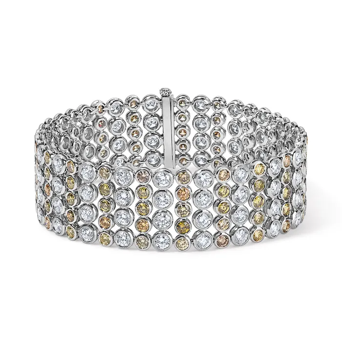 Bracelets SG Vintage Multicolor Diamond Flexible Bracelet