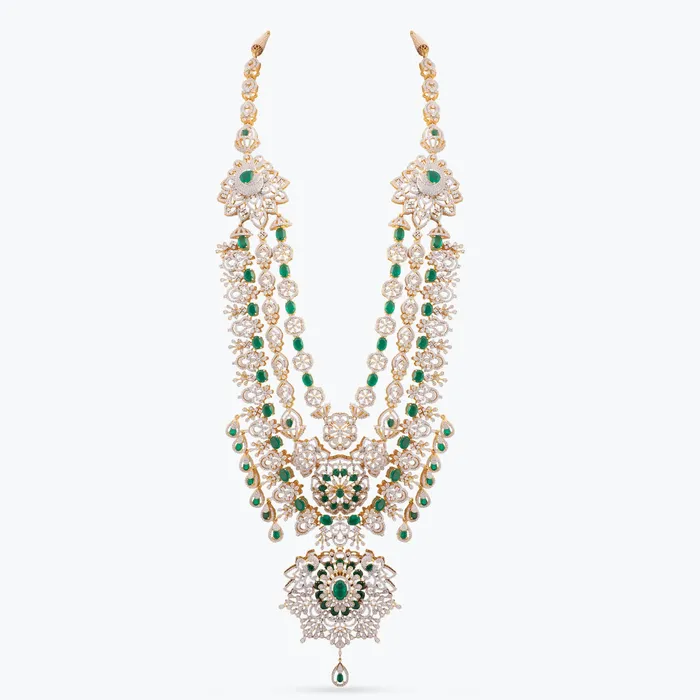 Necklaces SILVER Vajrama Grand Layered Silver Long Necklace