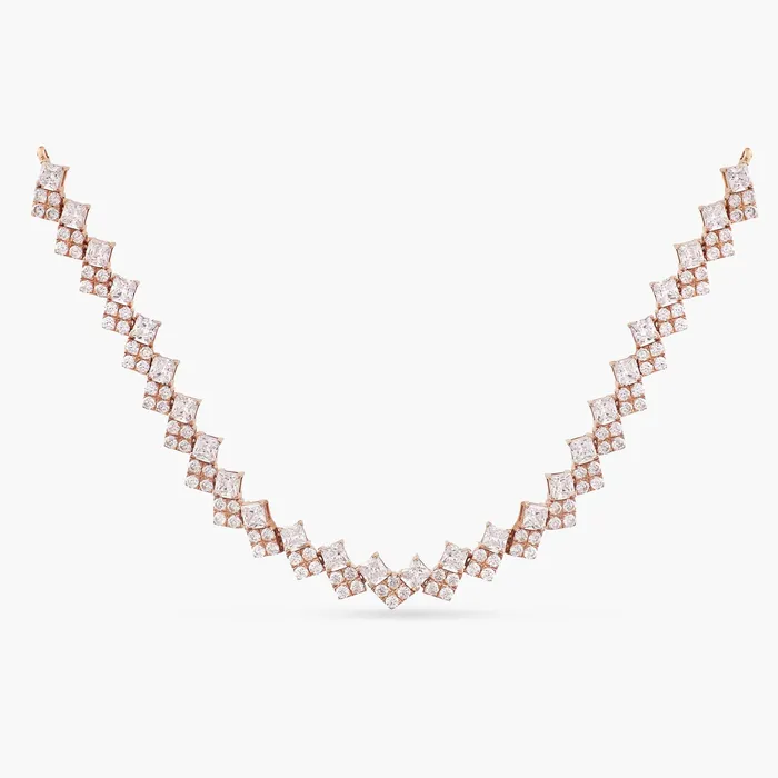 Necklaces SILVER Zara CZ Silver Necklace