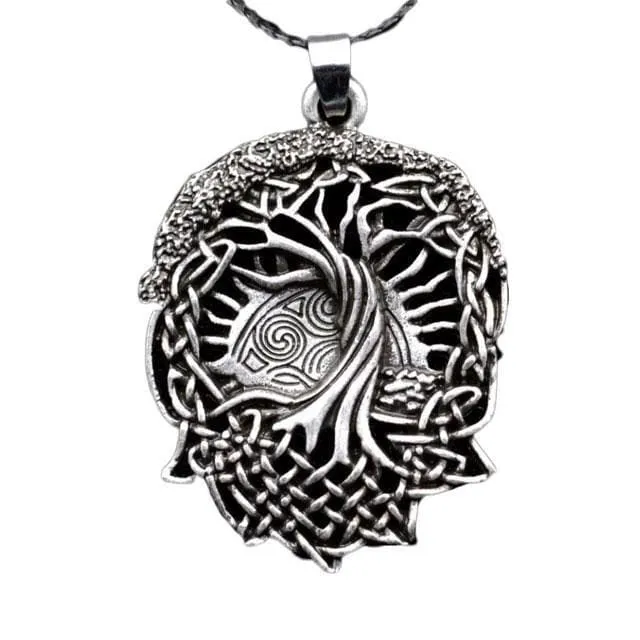Necklaces Valhalla Vikings Yggdrasil Necklace Knotted Yggdrasil