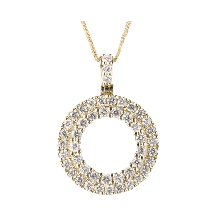 PreStyled Sets 14Kt Yellow Gold Diamond 1Ctw Pendant Gems One
