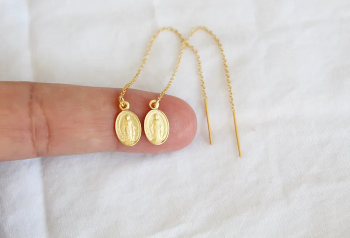 The Little Catholic Miraculous Medal Earrings Earrings