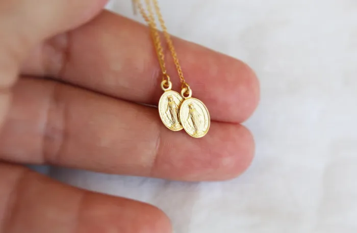 The Little Catholic Miraculous Medal Earrings Earrings