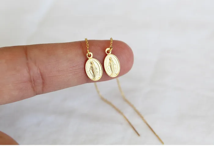 The Little Catholic Miraculous Medal Earrings Earrings