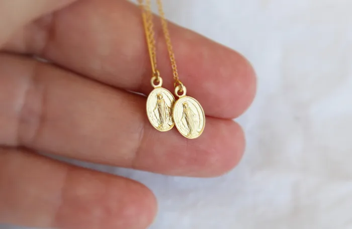 The Little Catholic Miraculous Medal Earrings Earrings